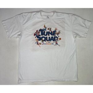 UNKNWN Space Jam A New Legacy Tune Squad Movie Graphic T-shirt Men XL White